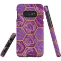 For Samsung Galaxy S10e Case Tough Protective Cover Hex Comb Pattern