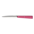 Opinel 001584 - 11cm Stainless Steel Bon Appetit Table/Steak Knives (Box of 12 with Fuschia Handles)