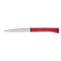 Opinel 001902 - 11cm Stainless Steel Bon Appetit Table/Steak Knives (Box of 12 with Red Handles)