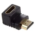 Westinghouse HDMI 90° Angle/L Shape Male to Female Adaptor Connector Gold Plated