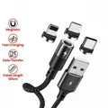 Phone Cable REMAX Micro USB magnetic design and double-sided USB plug Black