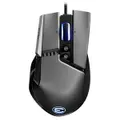 EVGA X17 Wired Gaming Mouse - Grey Customizable - 16,000 DPI - 5 Profiles - 10 Buttons - Ergonomic [903-W1-17GR-K3]