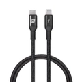 Momax Elite-link 3m USB-C to Lightning Cable - Space Grey, Apple MFi & USB-IF [DL50D]