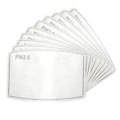 10 Pack Reusable Washable Mask Refill Filters PM2.5