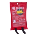 Fire Blanket Fibre Glass Fabric 1m x 1m Certified up to 340 Degrees