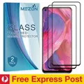 [2 Pack] Full Coverage OPPO A54 5G Tempered Glass Crystal Clear Premium 9H HD Screen Protector by MEZON (OPPO A54 5G, 9H Full) – FREE EXPRESS