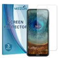 [3 Pack] Nokia X20 Ultra Clear Screen Protector Film by MEZON – Case Friendly, Shock Absorption (Nokia X20, Clear)
