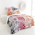 Safari Red Quilt Cover Set + Euro Pillowcases - Double