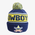 North Queensland Cowboys NRL Striker Pom Pom Knit Beanie Hat