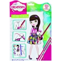 Crayola Creations Sticker Look Book Design Fashionable Outfits Includes Stickers Perfect For Aspiring Kid Designers! 30 Pages