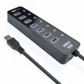 USB3.0 7 Port HUB Fast Charge USB Charger for Samsung Xiaomi Huawei