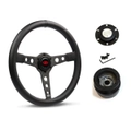 SAAS Steering Wheel SW616OS-BS & boss for Ford Falcon XE Fairmont Ghia 1982 ON