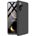 Three Stage Splicing Full Coverage PC Case for Huawei P30 Pro(Black)