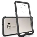 2PCS For Asus ZenFone 3 ZE552KL Acrylic + TPU Transparent Armor Protective Case (Black)