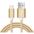 Astrotek 2m Micro USB Data Sync Charger Cable Cord Gold Color for Samsung HTC Motorola Nokia Kndle Android Phone Tablet Devices AT-USBMICROBG-2M
