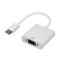 Astrotek Thunderbolt USB 3.1 Type C (USB-C) to VGA Adapter Converter Male to Female for Apple Macbook Chromebook Pixel White AT-CMVGA-MF