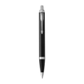 PARKER IM Ballpoint Pen - Black Chrome Trim Medium Blue Tip