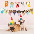 5M Puppy Dog Paper Letters " HAPPY BIRTHDAY" Set Party Decoration Strip