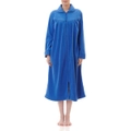 Ladies Givoni Wisteria Mid Length Zip Dressing Gown Bath Robe (76)