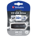 VERBATIM 32GB V3 USB3.0 Grey Store'n'Go V3; Retractable