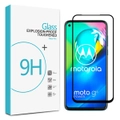 Moto G8 Power Screen Protector, Full Cover Ultra Slim 9H Tempered Glass Screen Protector for Motorola