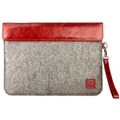 Gecko, felt sleeve for iPad, Samsung and tablet up to 10.2", red