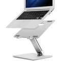 DL Foldable Laptop Stand Riser Ergonomic Desk Mount Aluminum Alloy Height & Tilt Adjustable Compatible with 10-17‚Äú Notebook MacBook Max Load 8kg