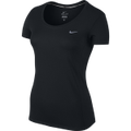 Nike Womens Dri-Fit Running Gym T-Shirt Top Short Sleeve - Black