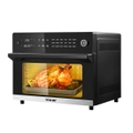 Maxkon 30L 18-In-1 Large Oil Free Air Fryer Convection Oven Cooker 1800W Dual Cook Function Black