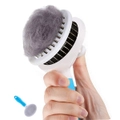 Catzon Pet Self-Cleaning Slicker Brushes for Shedding Grooming Removes Loose Undercoat-Blue