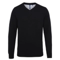 Asquith & Fox Mens Cotton Rich V-Neck Sweater