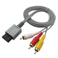 Audio Video RCA AV Cable Cord for Nintendo Wii/Wii U/Wii mini Console