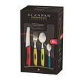 Scanpan Soft Touch Spectrum 16 Piece Cutlery Set - Coloured