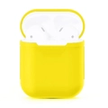 For Apple Airpods Storage Bag Yellow Silicone Protective Box
