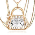 Pamela Handbag Long Necklace Embellished With SWAROVSKI Crystals
