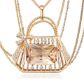 Pamela Handbag Long Necklace Embellished With SWAROVSKI Crystals