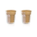 Baccarat Barista Facet Double Wall Latte Glass Set of 2 Size 236ml