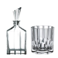 Nachtmann Aspen 7 Piece Crystal Whisky Carafe & Tumbler Set Size 750ml/295ml