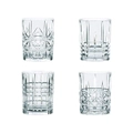 Nachtmann Highland 4 Piece Mixed Crystal Glass Tumbler Set Size 345ml