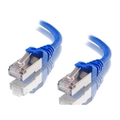 Astrotek CAT6A Shielded Ethernet Cable 25cm/0.25m Blue Color 10GbE RJ45 Network LAN Patch Lead S/FTP LSZH Cord 26AWG AT-RJ45BLUF6A-0.25M