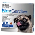 NexGard Flea & Tick Tablets for Dogs 4.1-10kg - 3 Pack (Blue) Chewable Tablets