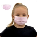 Catzon 20/40/50Pcs Kids Face Mask Breathable Premium Designed Kids Mask Disposable Mask-Pink
