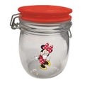 Disney Minnie Mouse Cartoon Glass Canister Jar