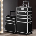 Embellir 7 In 1 Beauty Case Makeup Case Cosmetic Professional Trolley Aluminum