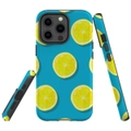 For Apple iPhone 13 Pro Case, Armour Back Cover, Lemon Slices