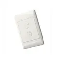 LEVITON SECURITY & AUTOMATION OMNI-BUS 2-BUTTON WALL SWITCH WHITE