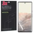 [3 Pack] Google Pixel 6 Pro (6.7") Premium Clear Edge-to-Edge Full Coverage Hydrogel Screen Protector Film by MEZON (Pixel 6 Pro, Hydrogel) – FREE EXPRESS