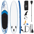 Costway 325x75x15cm Inflatable Stand Up Paddle Board SUP Paddleboard Water Surfpaddle with Complete Kit