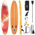 Costway 10.5' Inflatable Stand Up Paddle Board SUP Paddleboard Surf Kayak for Adults Youth, w/Accssiories & Backpack,320x75x15cm