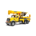 Bruder 1:16 59cm Mack Granite Liebherr Construction Crane Truck 1:16 Toys 4y+